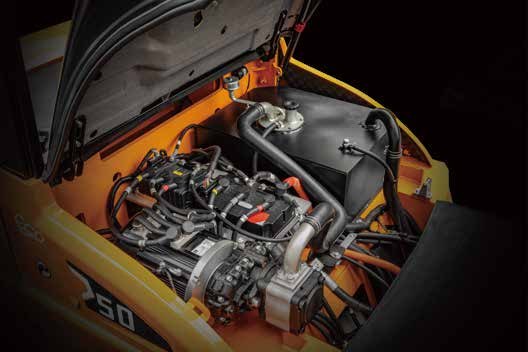 Motorraum der Serie XE