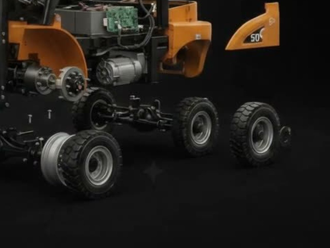 Antriebsstrang mit Synchronmotor und Antriebsachse